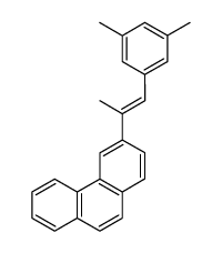 3-[(Z)-2-(3,5-Dimethyl-phenyl)-1-methyl-vinyl]-phenanthrene Structure