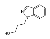3-indazol-1-ylpropan-1-ol结构式