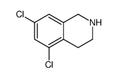 5,7-二氯-1,2,3,4-四氢异喹啉结构式