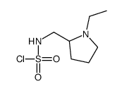 N-[(1-ethylpyrrolidin-2-yl)methyl]sulfamoyl chloride结构式