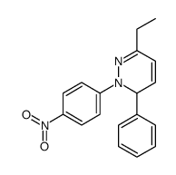 6-ethyl-2-(4-nitrophenyl)-3-phenyl-3H-pyridazine Structure