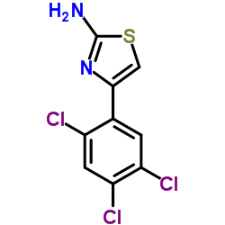 4-(2,4,5-Trichlorophenyl)-1,3-thiazol-2-amine Structure