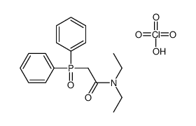 2-diphenylphosphoryl-N,N-diethylacetamide,perchloric acid结构式