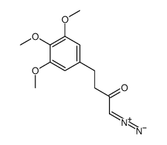 1-diazonio-4-(3,4,5-trimethoxyphenyl)but-1-en-2-olate Structure