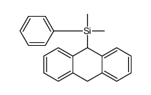 9,10-dihydroanthracen-9-yl-dimethyl-phenylsilane结构式