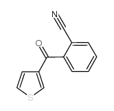 2-(thiophene-3-carbonyl)benzonitrile结构式