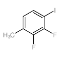 2,3-Difluoro-1-iodo-4-methylbenzene structure