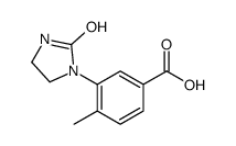 4-methyl-3-(2-oxoimidazolidin-1-yl)benzoic acid Structure