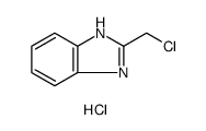1H-Benzimidazole, 2-(chloromethyl)-, hydrochloride结构式