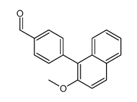 4-(2-methoxynaphthalen-1-yl)benzaldehyde Structure