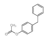 (4-benzylphenyl) acetate结构式