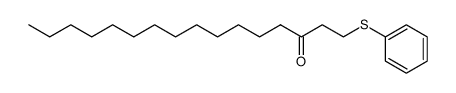 1-(phenylthio)hexadecan-3-one结构式