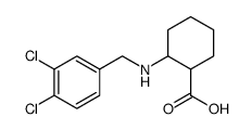 Cyclohexanecarboxylic acid, 2-[[(3,4-dichlorophenyl)methyl]amino]结构式