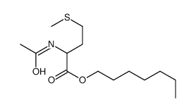 heptyl 2-acetamido-4-methylsulfanylbutanoate Structure