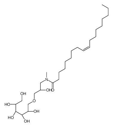 1-O-[2-hydroxy-3-[methyloleoylamino]propyl]-D-glucitol结构式