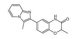 6-(3-Methylimidazo[1,2-a]pyridin-2-yl)-2-methyl-3-oxo-3,4-dihydro-2H-1,4-benzoxazine Structure