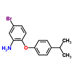 5-Bromo-2-(4-isopropylphenoxy)aniline Structure