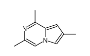 Pyrrolo[1,2-a]pyrazine,1,3,7-trimethyl- structure