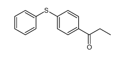 1-(4-phenylsulfanylphenyl)propan-1-one结构式