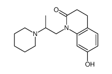 7-hydroxy-1-(2-piperidin-1-ylpropyl)-3,4-dihydroquinolin-2-one结构式