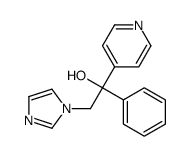 2-imidazol-1-yl-1-phenyl-1-pyridin-4-ylethanol结构式