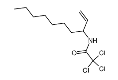 2,2,2-trichloro-N-(dec-1-en-3-yl)acetamide结构式