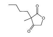 2-butyl-4-hydroxy-2-methyl-acetoacetic acid-lactone结构式