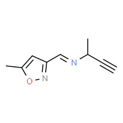 3-Butyn-2-amine,N-[(5-methyl-3-isoxazolyl)methylene]-(9CI)结构式