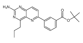 4-n-propyl-6-(3-(tert-butoxycarbonyl)phenyl)pyrido[3,2-d]pyrimidin-2-ylamine Structure