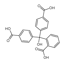 2,4',4''-hydroxymethanetriyl-tri-benzoic acid Structure