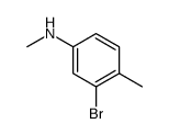 (3-Bromo-4-Methyl-phenyl)-Methyl-amine Structure