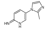 5-(2-methyl-1H-imidazol-1-yl)pyridin-2-amine structure