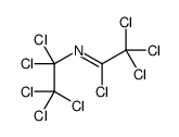 2,2,2-trichloro-N-(1,1,2,2,2-pentachloroethyl)ethanimidoyl chloride Structure