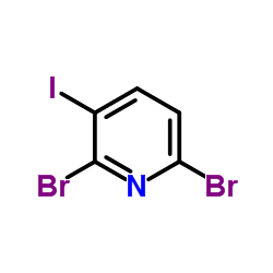 2,6-二溴-3-碘吡啶结构式