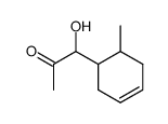 1-(6-Methyl-cyclohex-3-enyl)-1-hydroxy-propan-2-on Structure