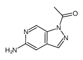 (1-acetylpyrazolo[3,4-c]pyridin-5-yl)amine结构式