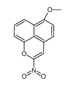 6-methoxy-2-nitronaphtho(1,8-bc)pyran structure