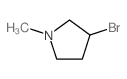 3-Bromo-1-methylpyrrolidine structure