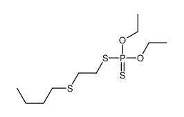 Dithiophosphoric acid O,O-diethyl S-[2-(butylthio)ethyl] ester Structure