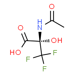 Alanine,N-acetyl-3,3,3-trifluoro-2-hydroxy-结构式