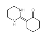 2-(1,3-diazinan-2-ylidene)cyclohexan-1-one结构式