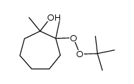 2-(tert-butylperoxy)-1,2-dimethylcycloheptanol Structure