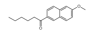 1-(6-methoxy-[2]naphthyl)-hexan-1-one结构式