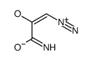 3-amino-1-diazonio-3-oxoprop-1-en-2-olate Structure