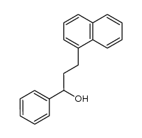 3-(naphthalen-1-yl)-1-phenylpropan-1-ol结构式