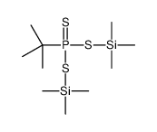 tert-butyl-sulfanylidene-bis(trimethylsilylsulfanyl)-λ5-phosphane结构式