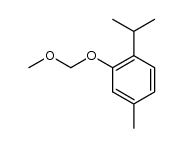 (2-isopropyl-5-methylphenyl) methoxymethyl ether结构式