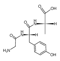 H-Gly-Tyr-Ala-OH结构式