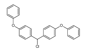 1-[chloro-(4-phenoxyphenyl)methyl]-4-phenoxybenzene结构式