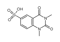 1,3-dimethyl-2,4-dioxo-1,2,3,4-tetrahydroquinazoline-6-sulfonic acid结构式